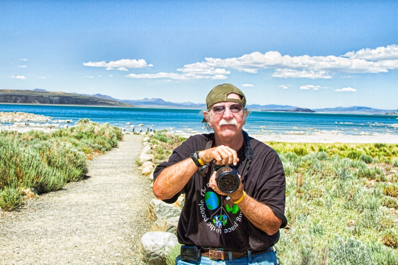 Bob Haine at Mono Lake ©2013  Nancy Speaker